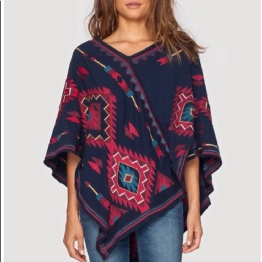 Johnny Was LA Poncho Size Medium - Picture 6 of 6